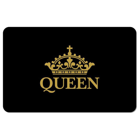 BLACK QUEEN MAT