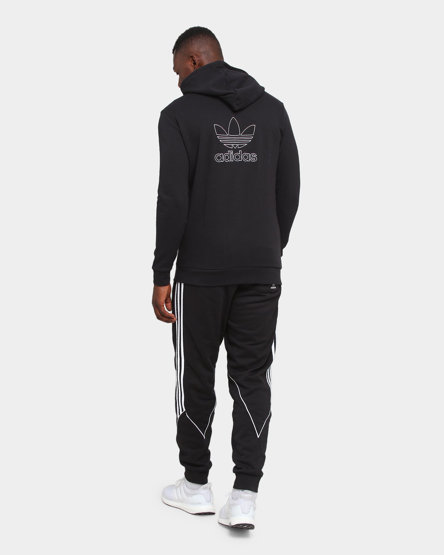 Adidas B+F Trefoil Hoodie Black/White