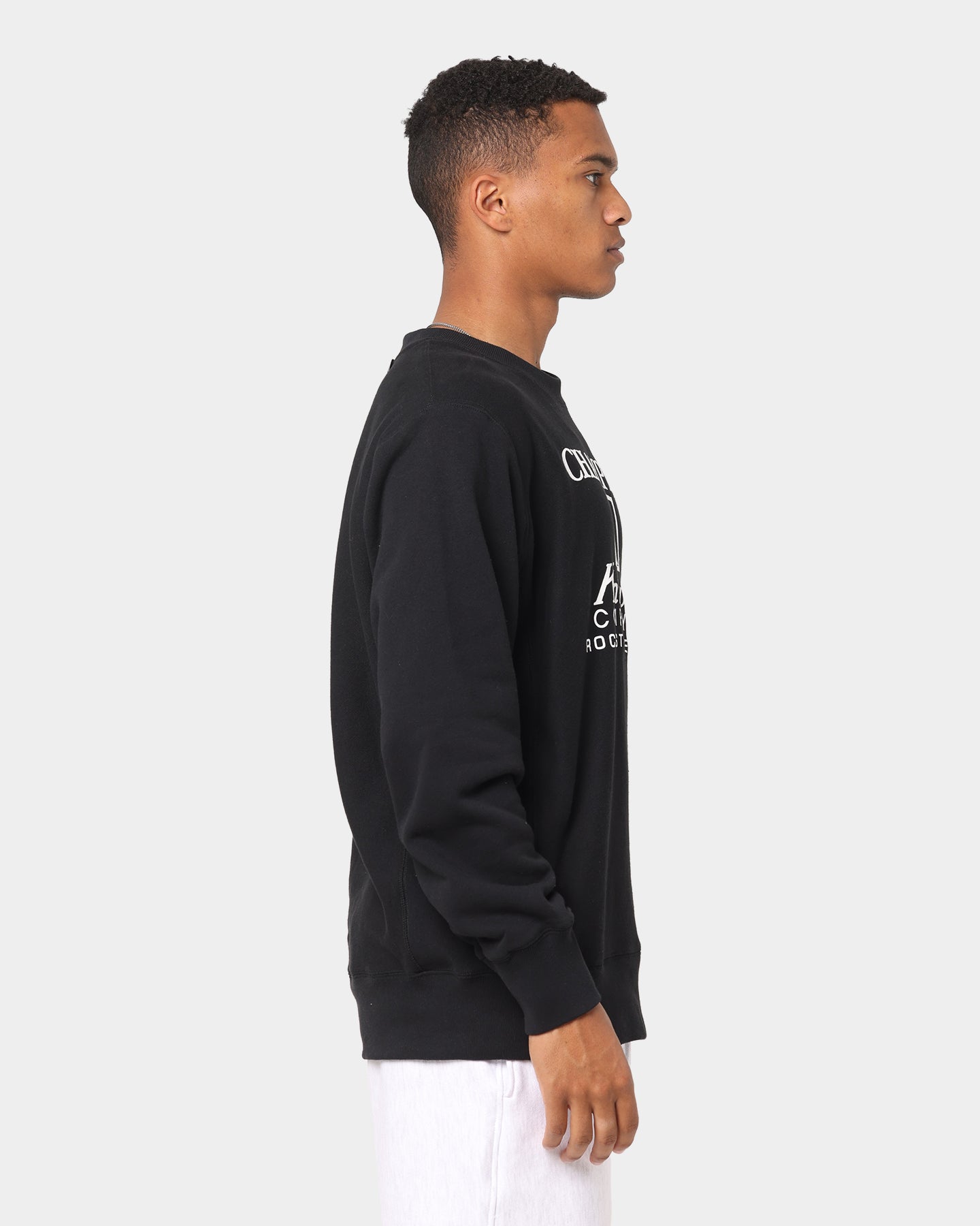 Champion Rebound French Terry Archive Crewneck Black