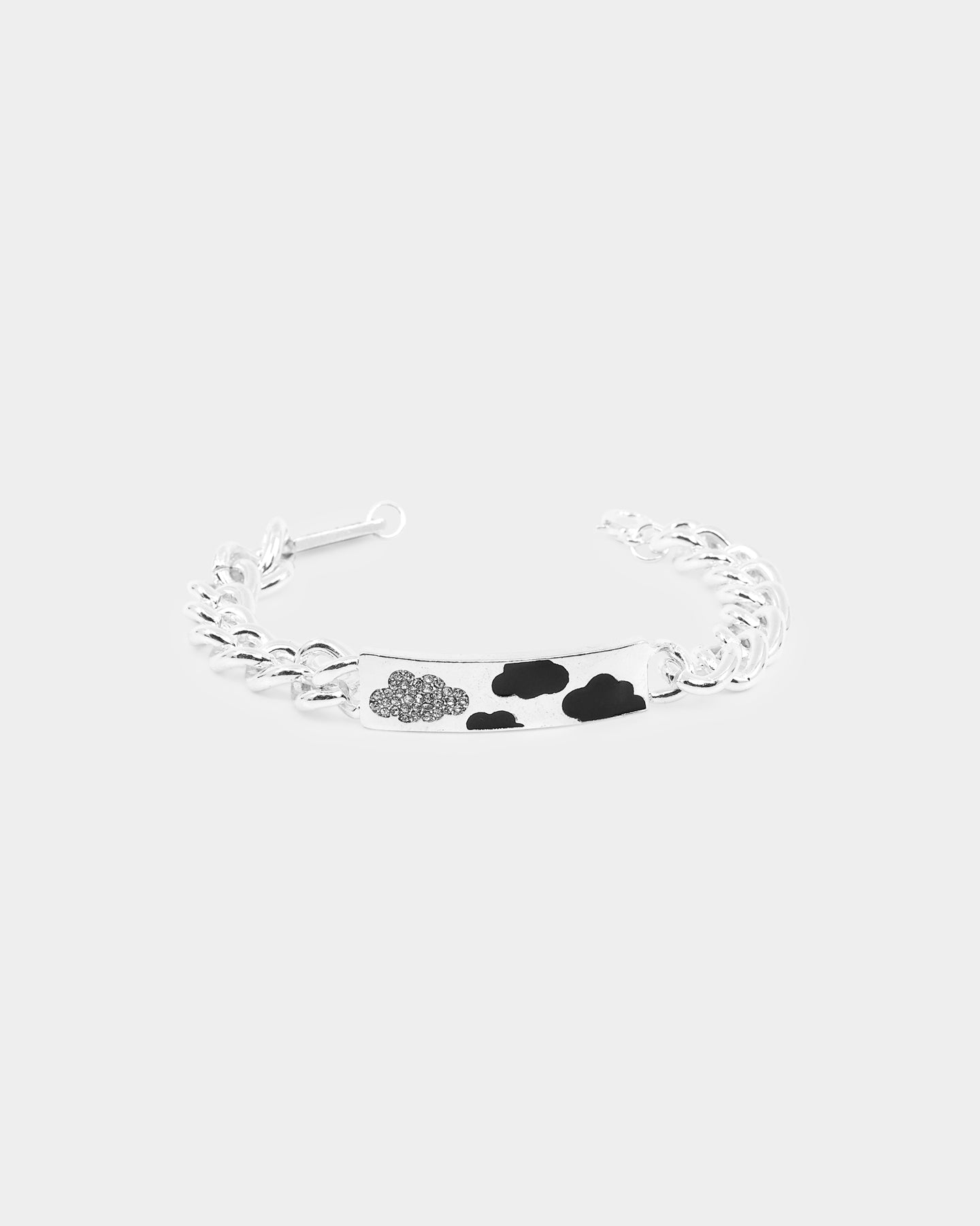 Wild For The Weekend Cloud ID Bracelet Silver