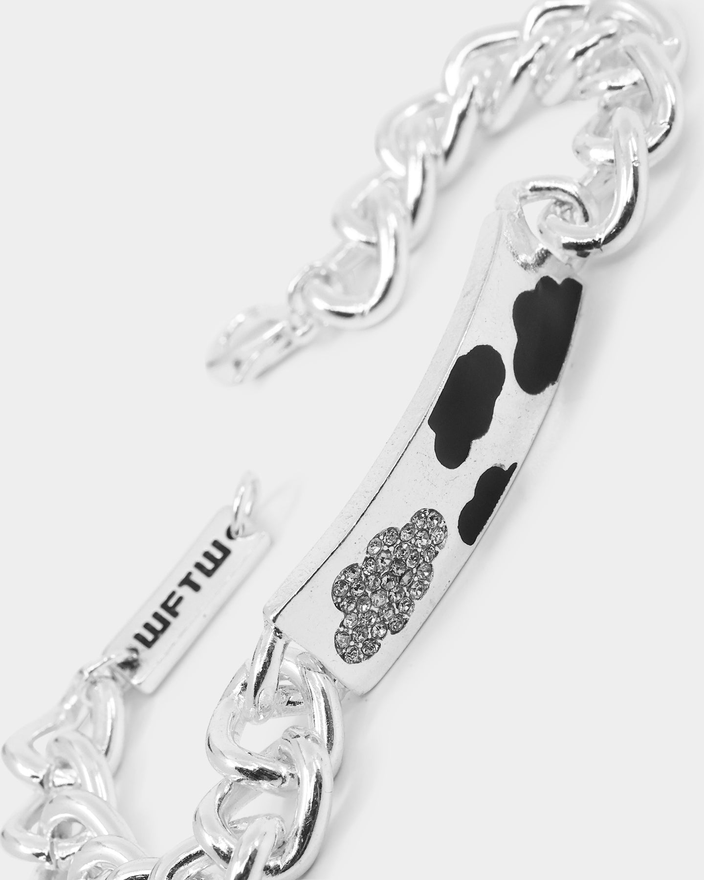 Wild For The Weekend Cloud ID Bracelet Silver