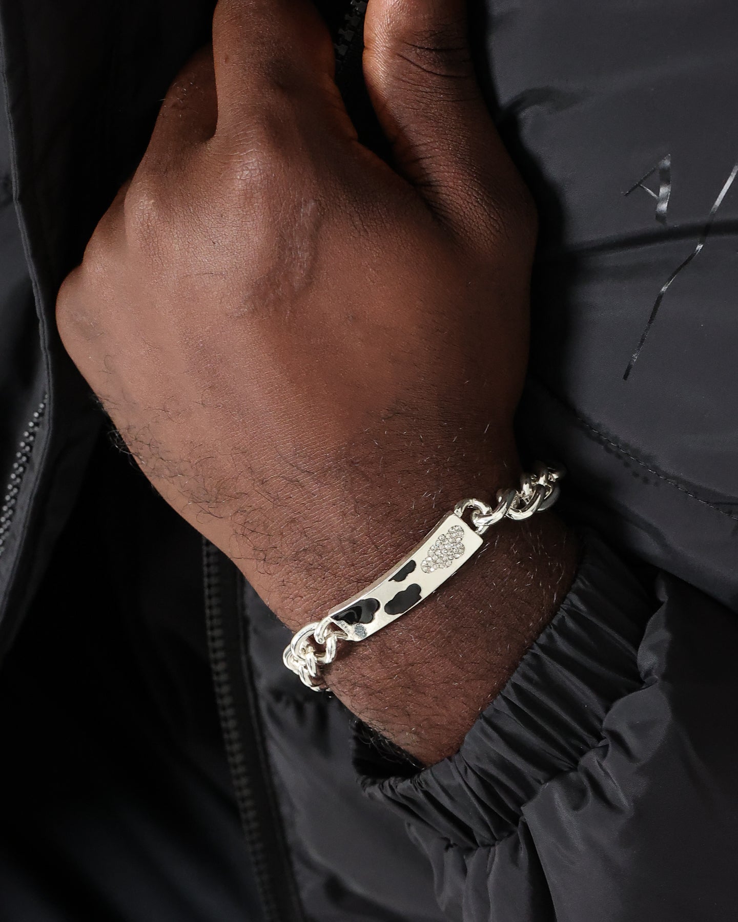 Wild For The Weekend Cloud ID Bracelet Silver