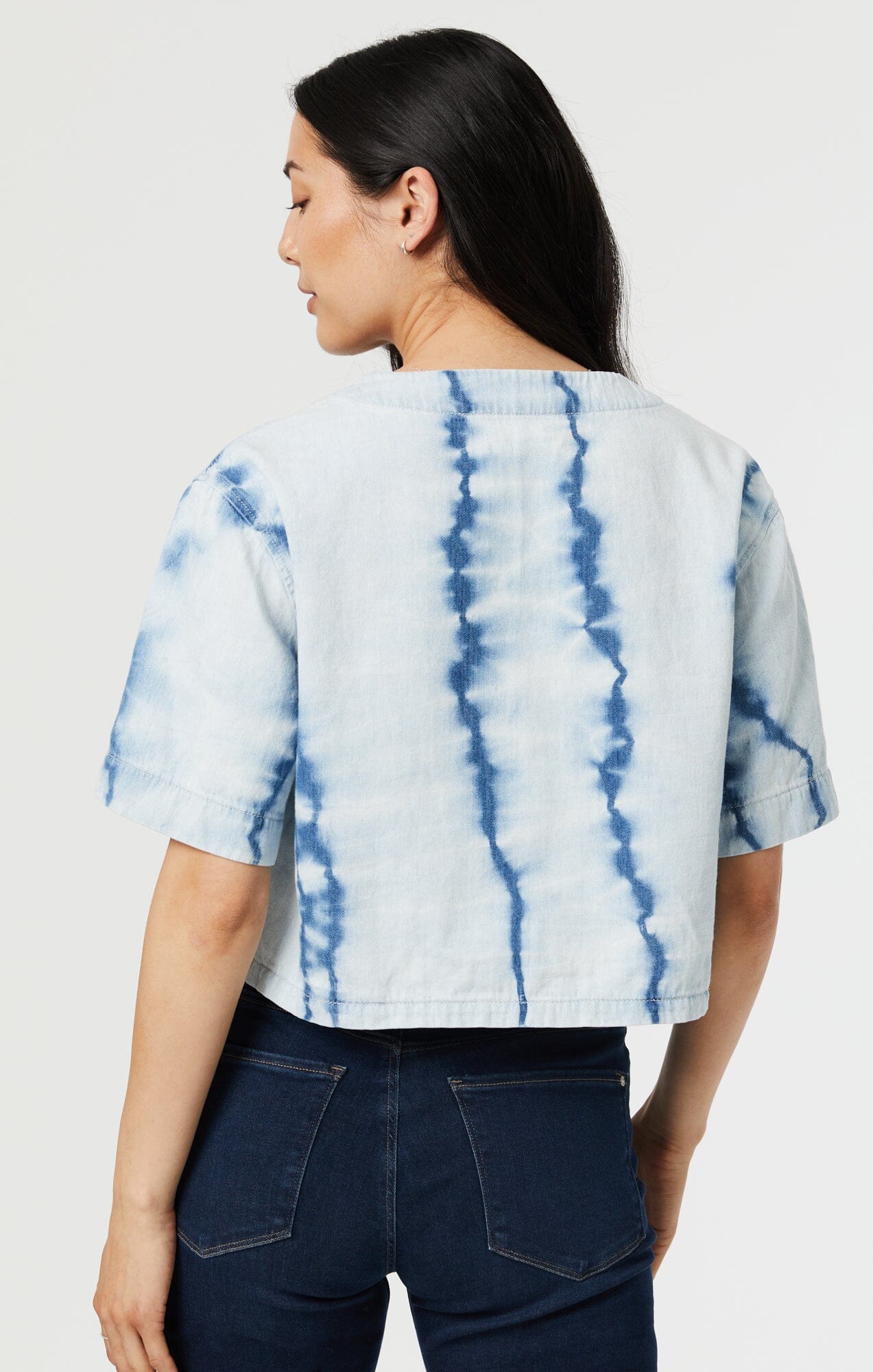 TIE DYE SHIRT IN INDIGO