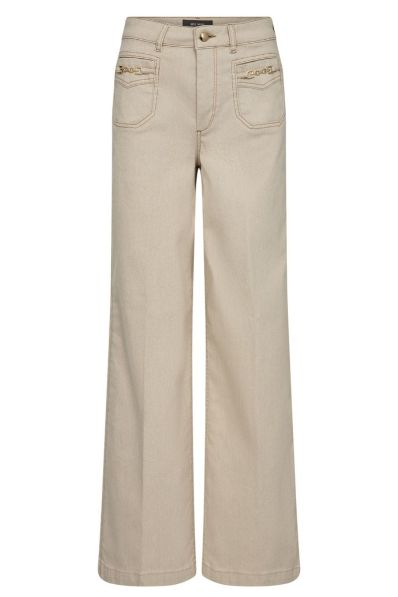 Colette Shimmer Pant | Summer Sand | Bukser fra Mos Mosh