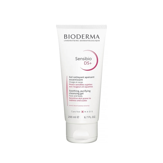 Sensibio DS+ - Soothing Purifying Cleansing Gel for Sensitive Skin Associating Redness and Scales