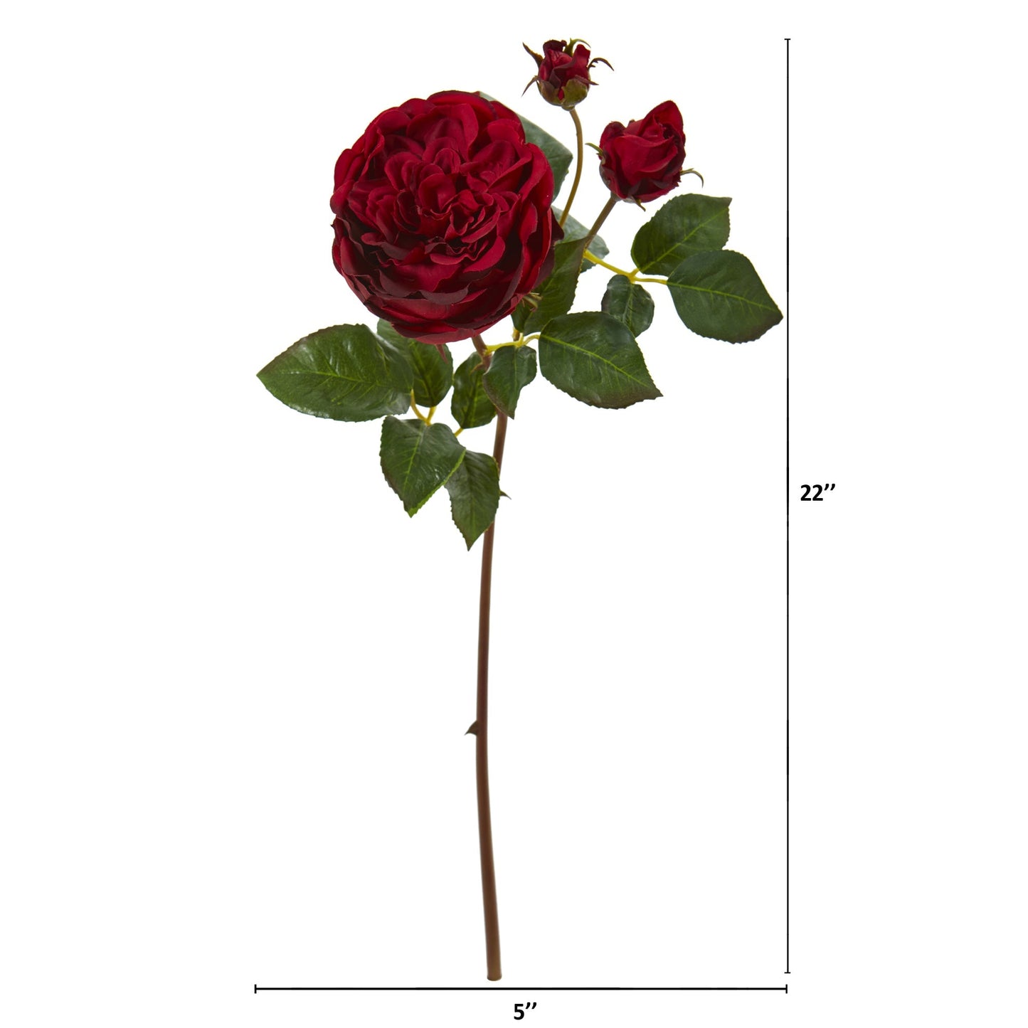 22" Rose Artificial Flower (Set of 6)