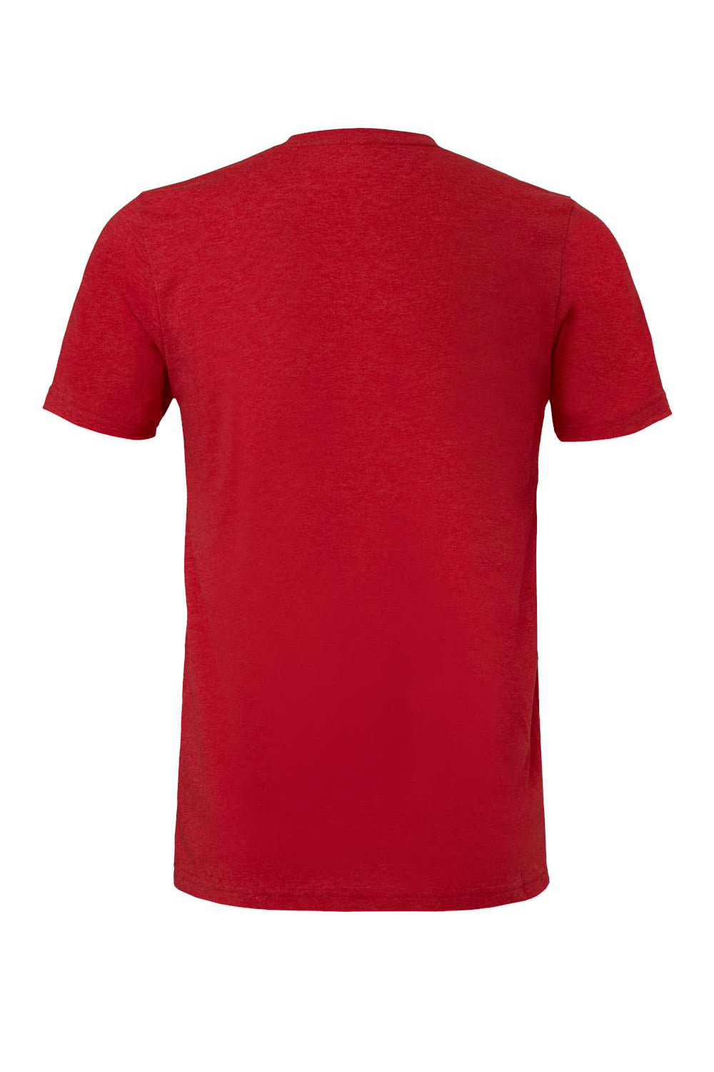 Bella + Canvas Mens Short Sleeve Crewneck T-Shirt - Solid Red