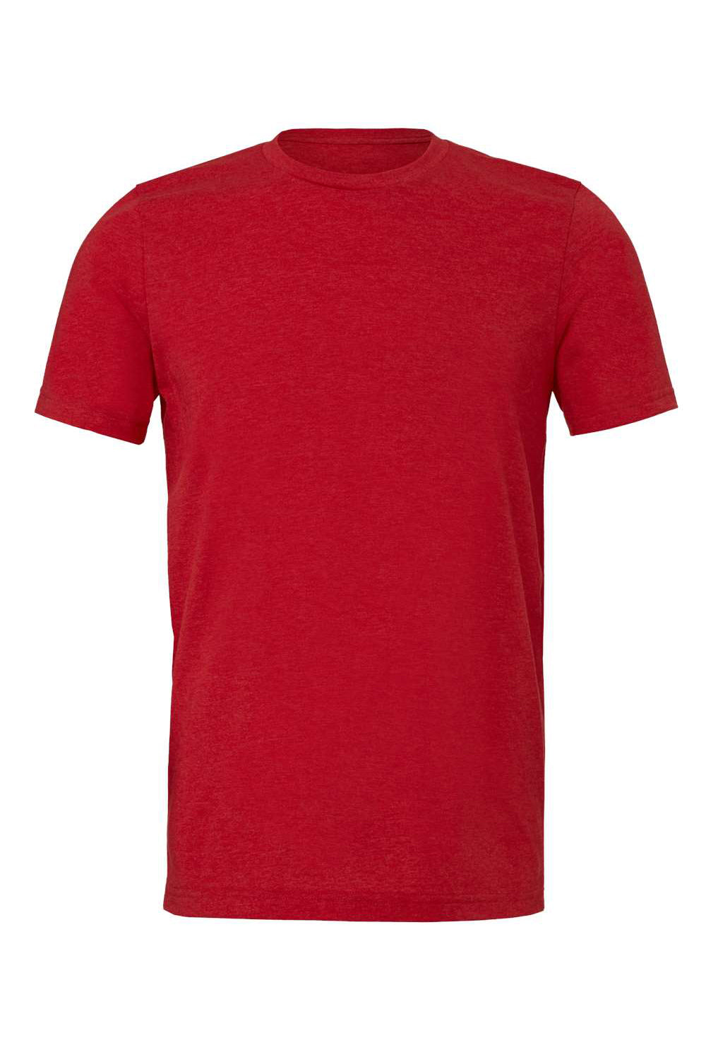 Bella + Canvas Mens Short Sleeve Crewneck T-Shirt - Solid Red