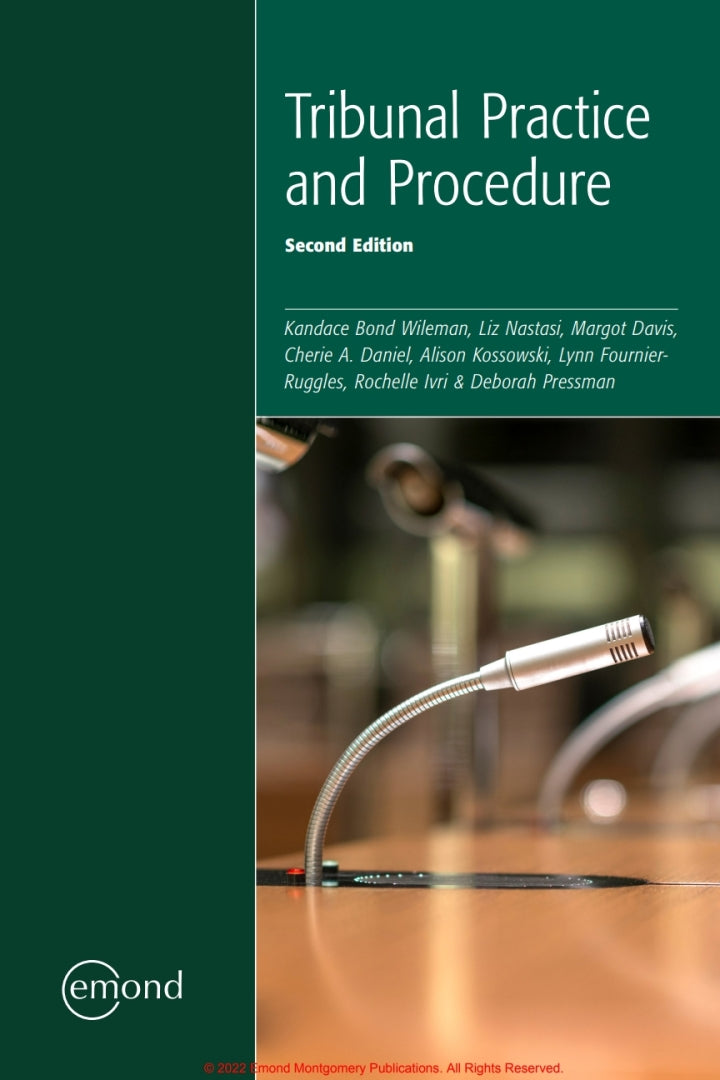 Tribunal Practice and Procedure 2nd Edition PDF E-book :