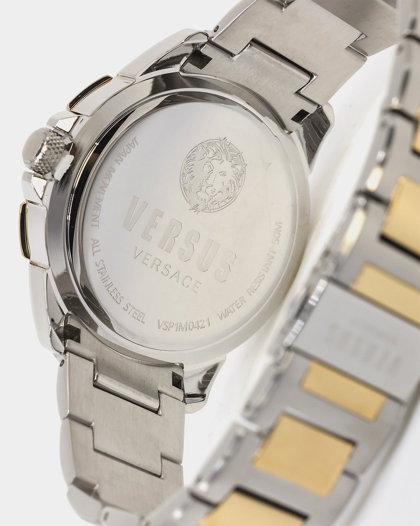 Versus Versace 6eme Arrondissement Crystal Watch Yellow Gold