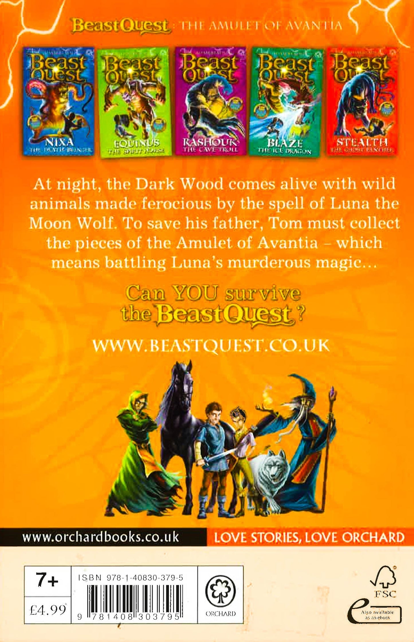 Beast Quest: Luna The Moon Wolf: Series 4 Book 4