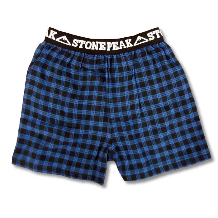 Adult Stone Peak Flannel Boxers