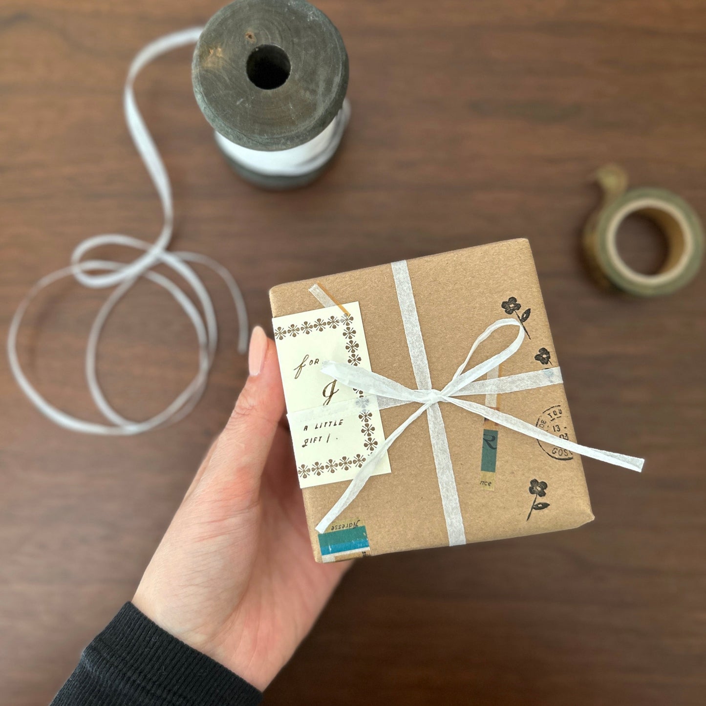 [Paper Twine] White Paper Ribbon