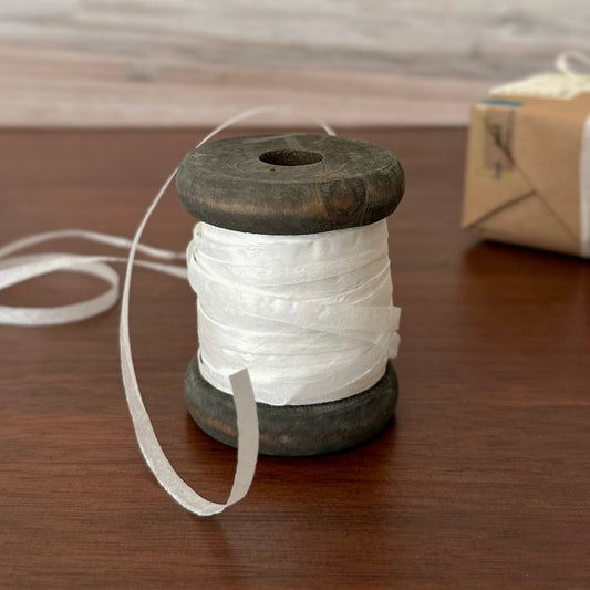 [Paper Twine] White Paper Ribbon