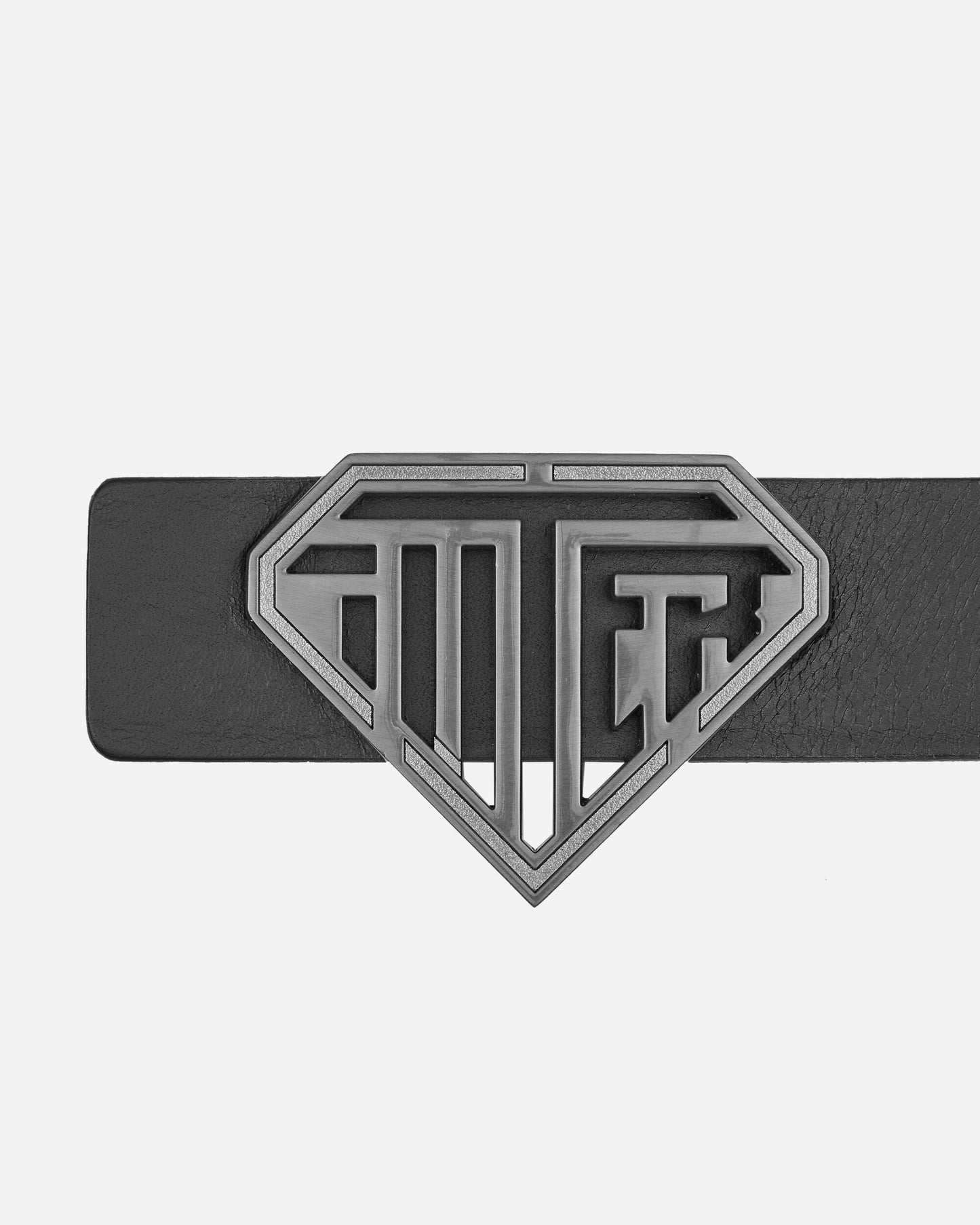 Solid Logo Belt Black