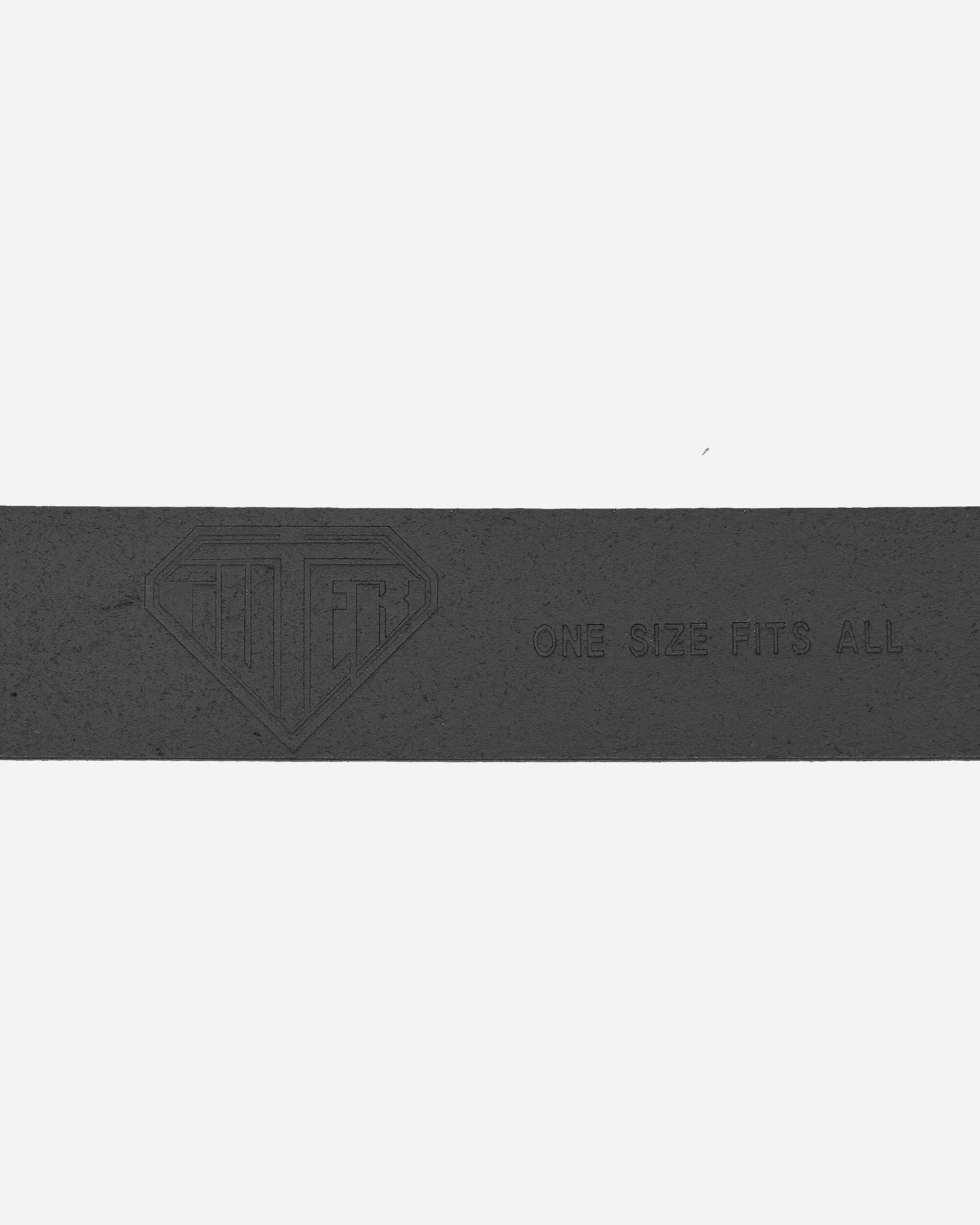 Solid Logo Belt Black