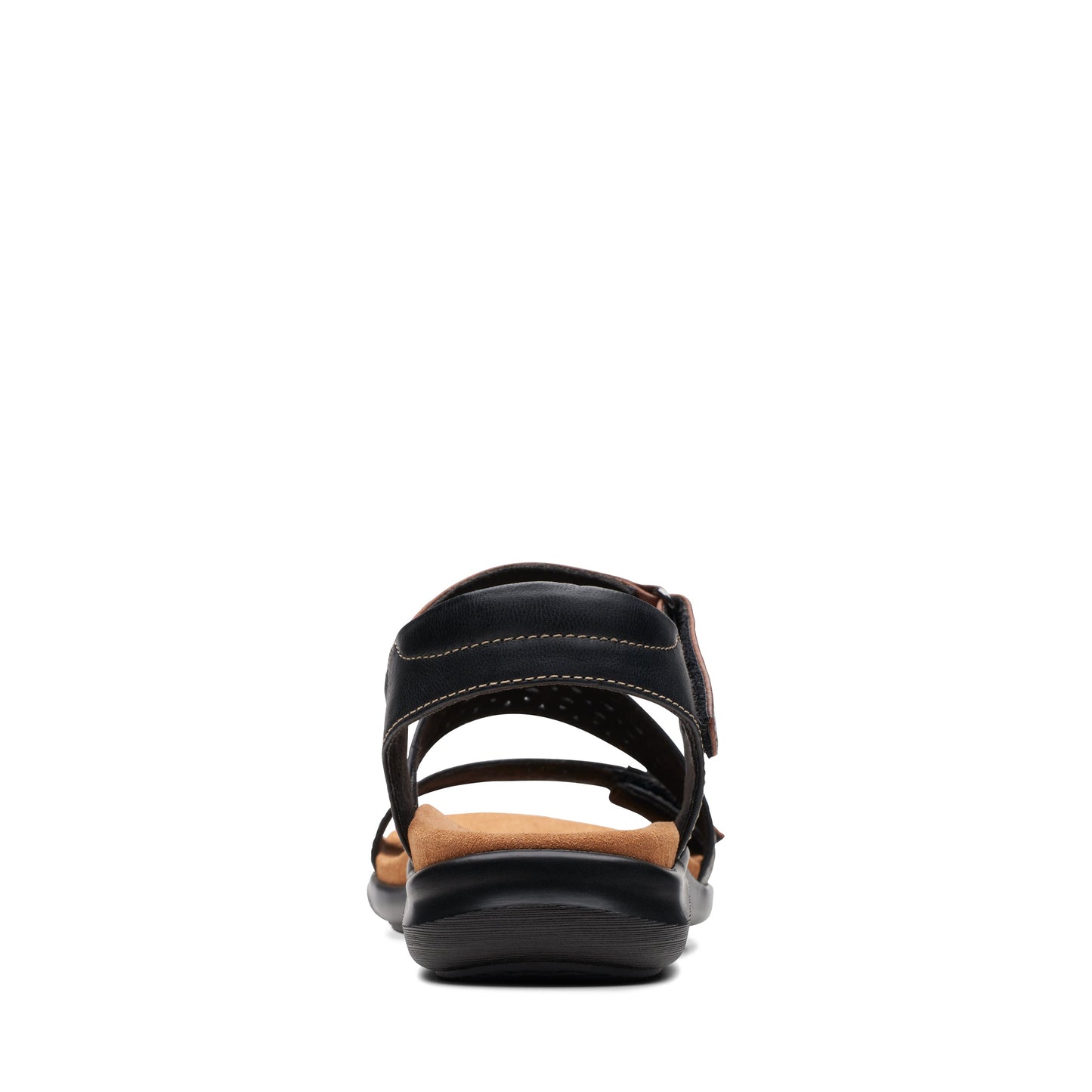 CLARKS | SANDALIAS CASUAL MUJER | KITLY WAY BLACK LEATHER | NEGRO