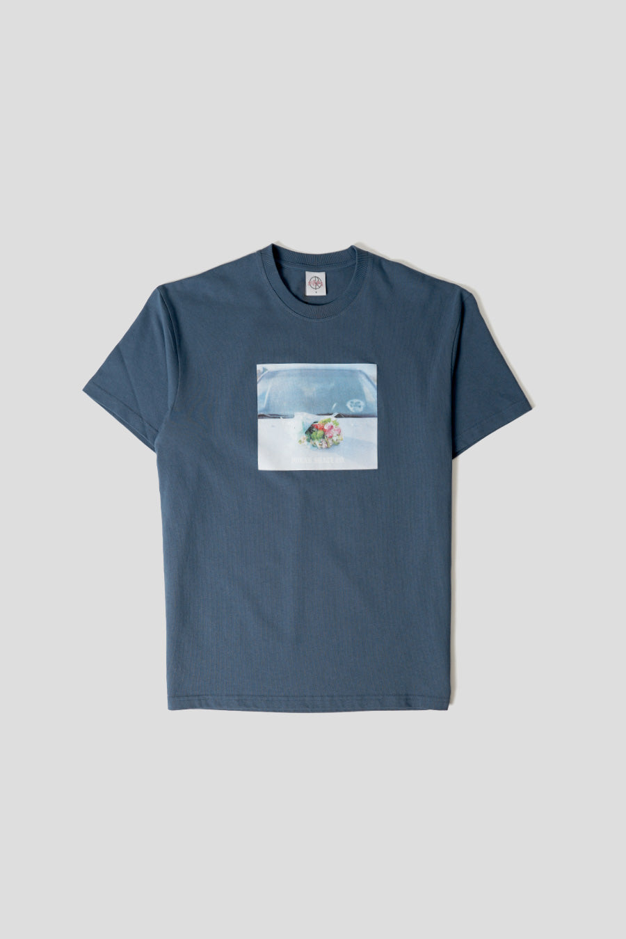 T-SHIRT DEAD FLOWERS BLEU