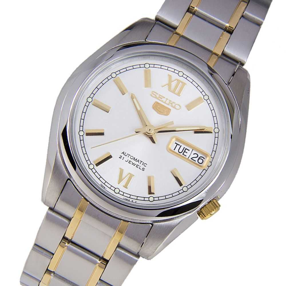 SEIKO 5 SNKL57K1 AUTOMATIC STAINLESS STEEL MEN'S TWO TONE WATCH