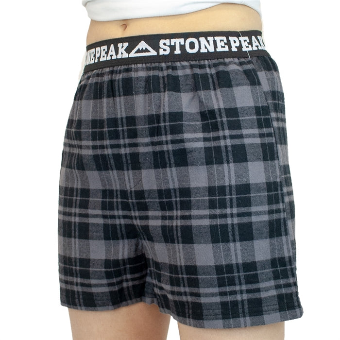 Adult Stone Peak Flannel Boxers