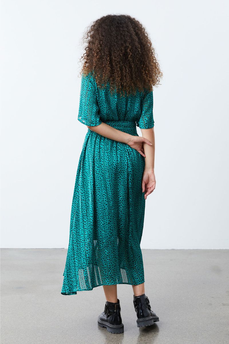 Sumia Dress | Green | Kjole fra Lollys Laundry