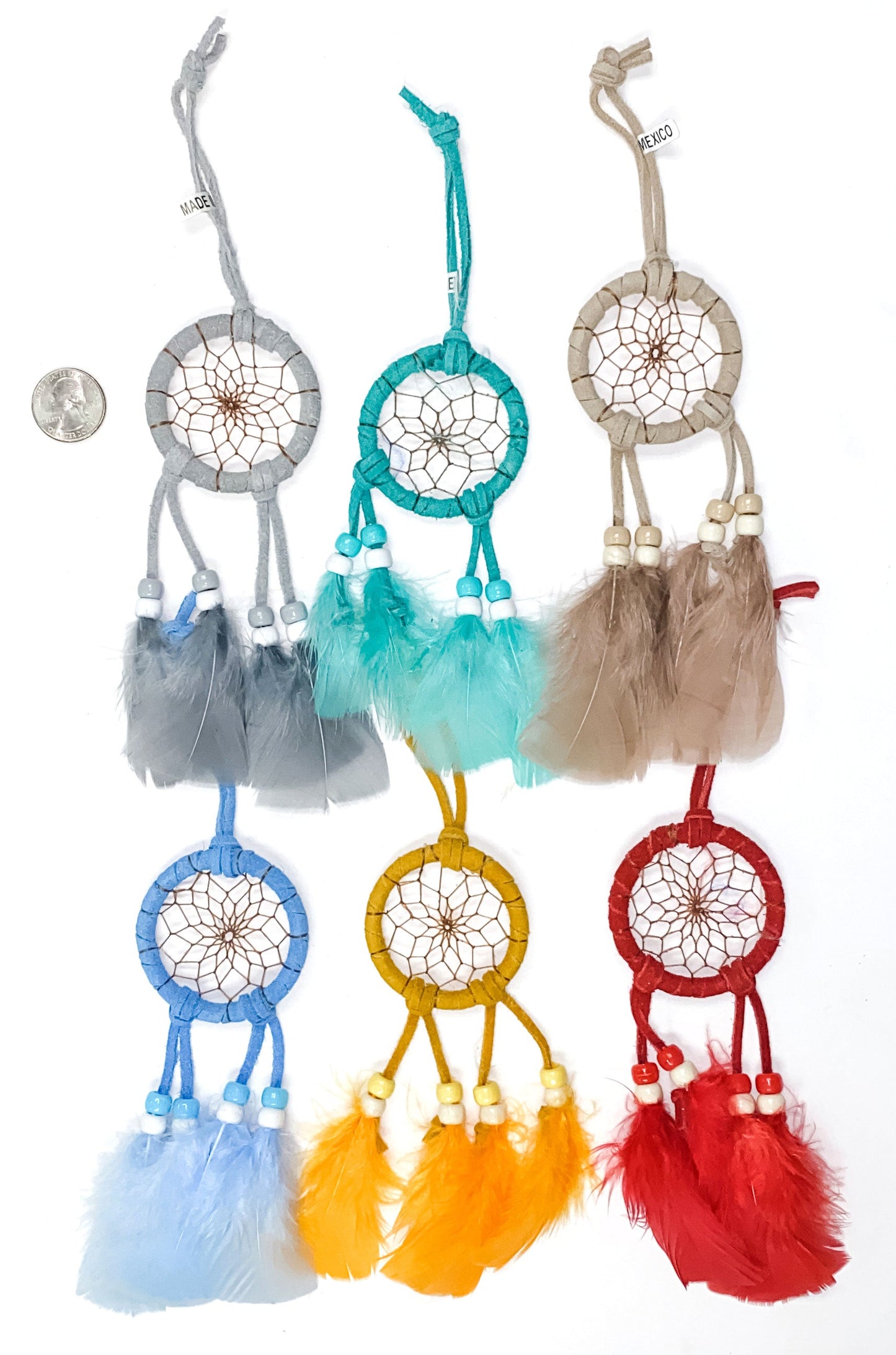 30 Pack Colorful 2" Dreamcatchers, Only $2.15 ea!