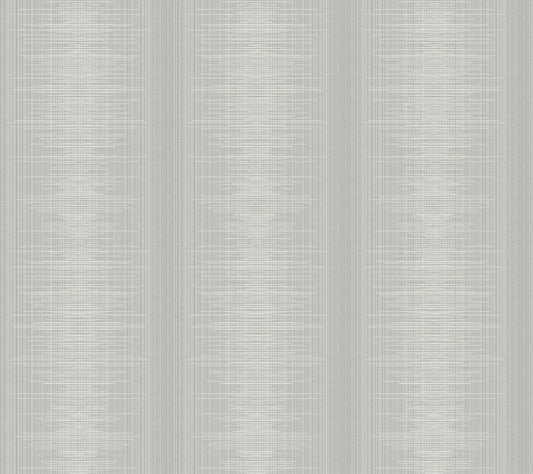 Silk Weave Stripe Wallpaper in Grey from the Handpainted Traditionals Collection