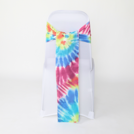 Tie-Dye Chair Sash 7"x108"