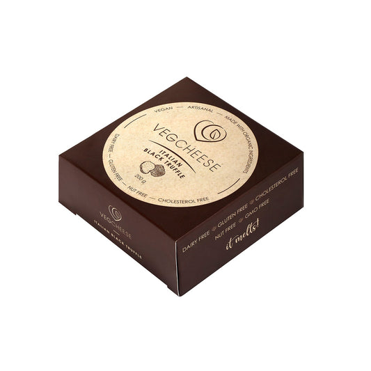 Vegcheese Italian Black Truffle Cheese - 200g