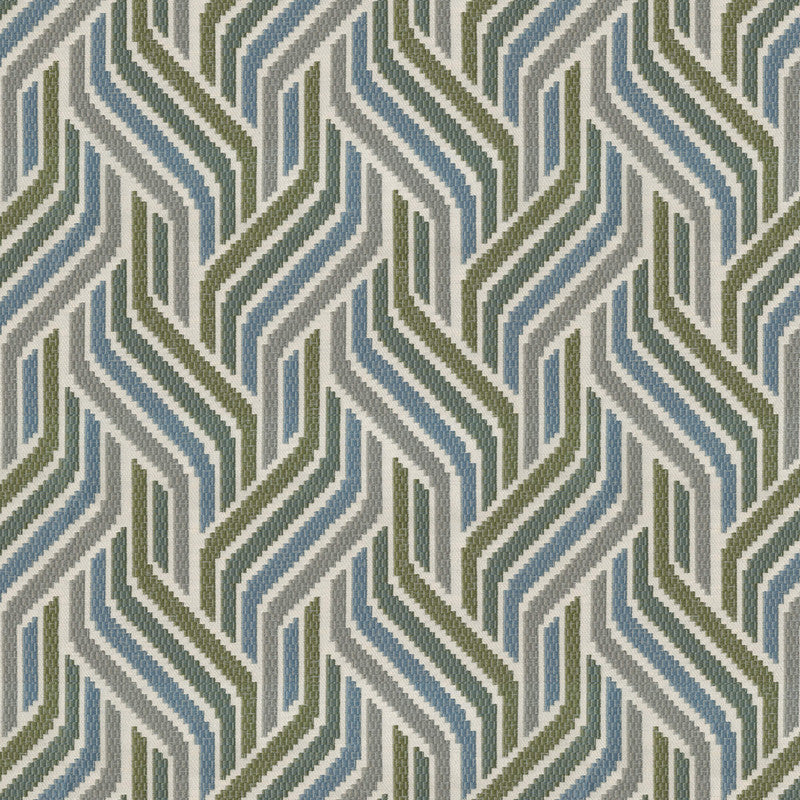 Wondrous Fabric in Teal/Olive/Grey