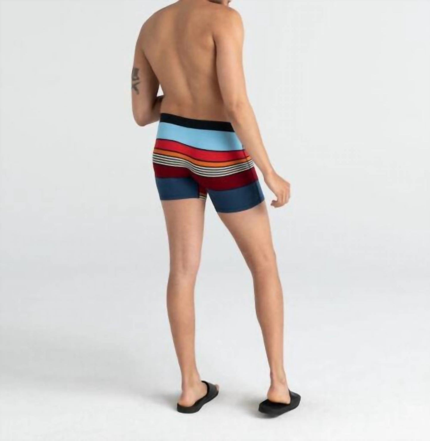 Vibe Boxer Brief In Navy Super Stripe