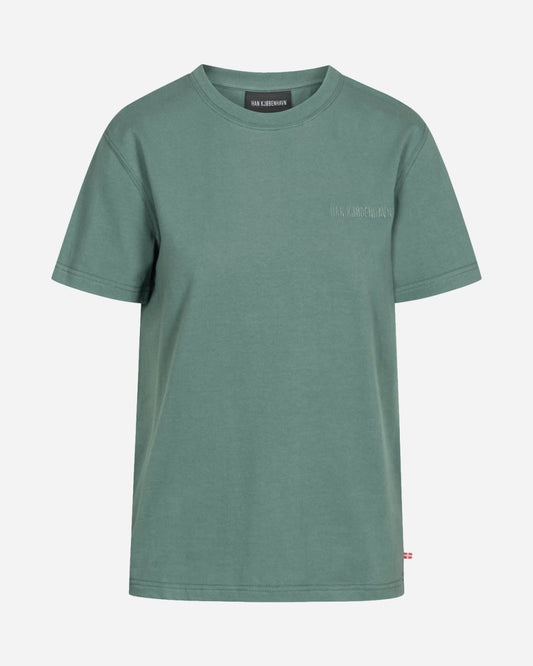 Casual Tee W Short Sleeve - Dusty Logo Green