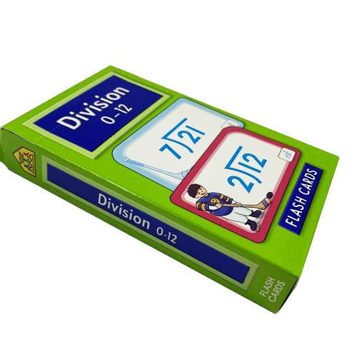 School Zone - DIVISION 0-12 Flash Cards