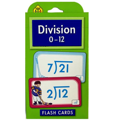 School Zone - DIVISION 0-12 Flash Cards