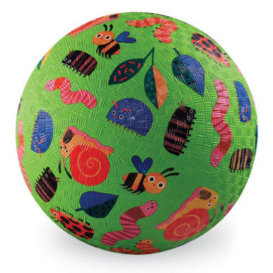 Crocodile Creek Playground Ball 5 Inch, Garden Friends