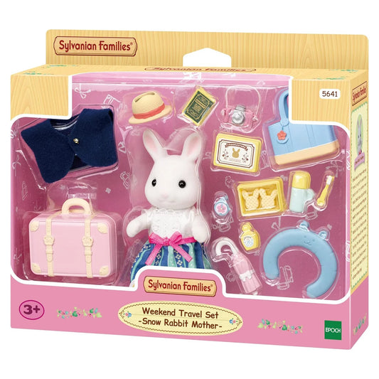 Sylvanian Families Weekend Travel Set - Snow Rabbit Mother