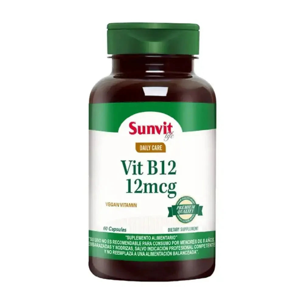 Vit B12 12 mcg x 60 capsulas