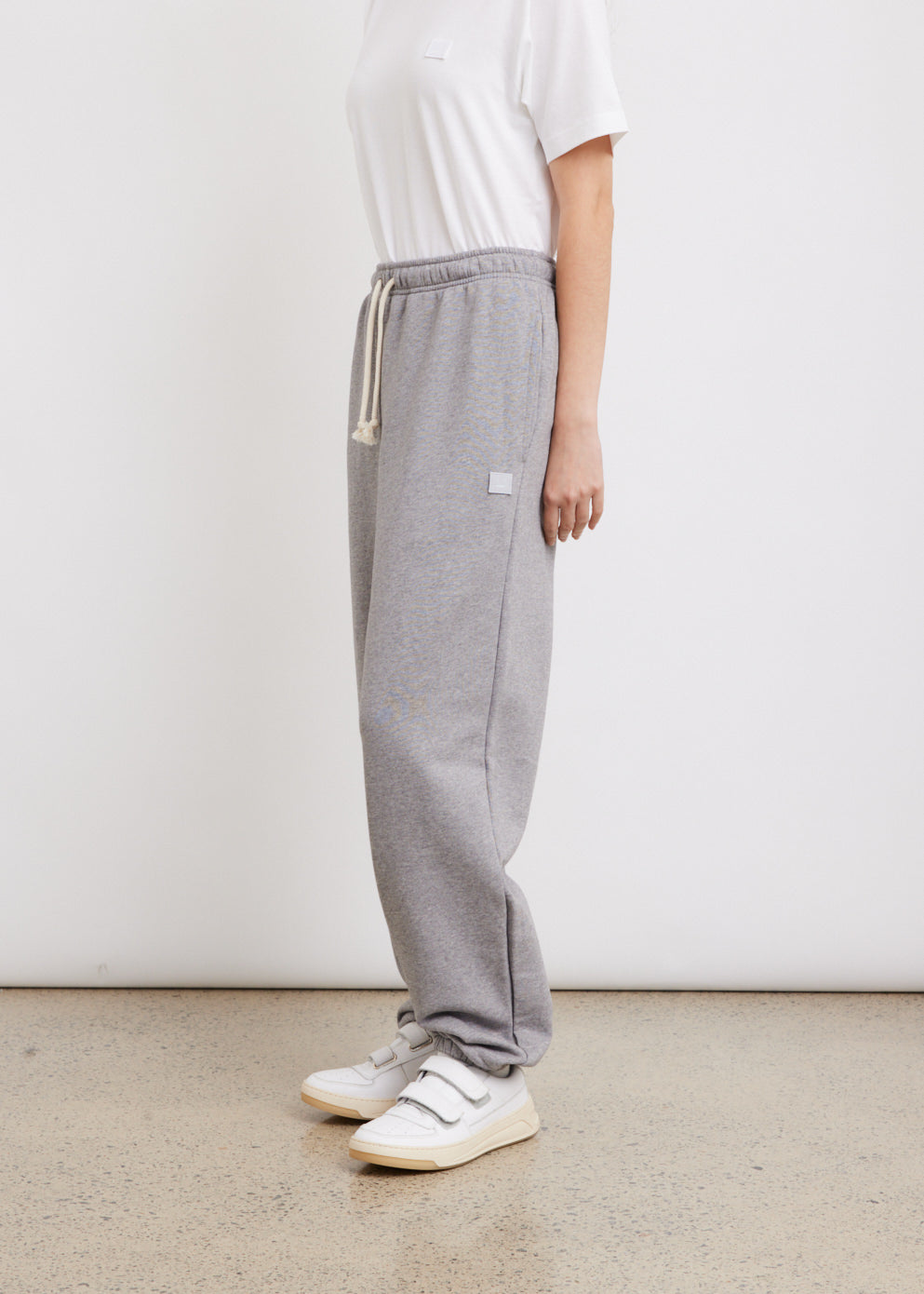 Trousers Light Grey Melange